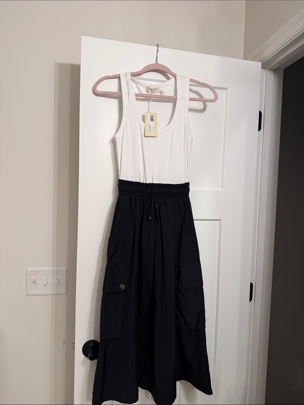 Ramy Brook Black Cargo Maxi Skirt